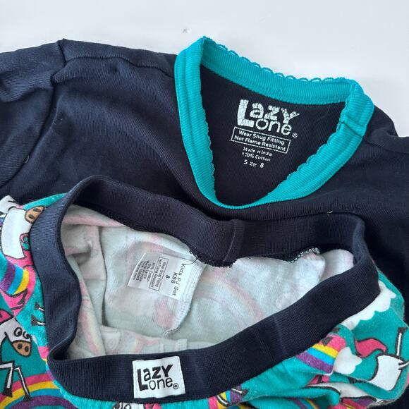 Lazyone Unicorn Pajama Set Size 8 - Rainbow Believe - Picture 6 of 6